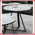 2尺白岩板小圓茶几〈Q589284-03〉