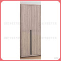 淺木色2.7尺雙吊衣櫃〈Q577829-7 〉