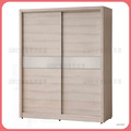 橡木白色5x7尺推門衣櫃〈Q577767-5〉