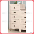 水洗白色五斗櫃〈Q577881-1〉