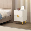 烤白床頭櫃〈Q577846-3〉