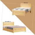 5尺松木收納雙人床〈Q589148-03〉_1