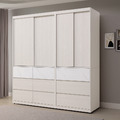 7X7推門組合衣櫃Q546B64-01〉