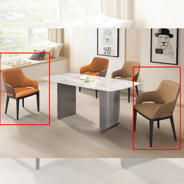 實木餐椅〈Q546B482-05〉