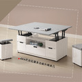 4X4仿石面多功能升降茶几〈Q577536-1〉_1