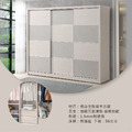 雙色8X7尺推門衣櫃〈Q577721-1〉