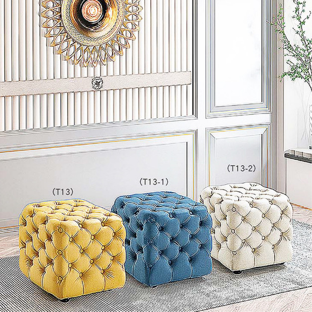 布面方凳〈Q361278-01〉