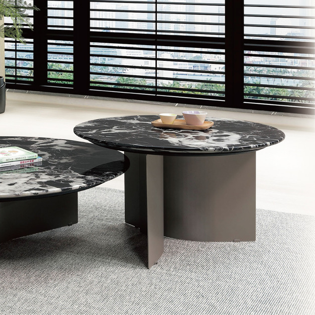 石面小圓茶几〈Q546B307-04〉