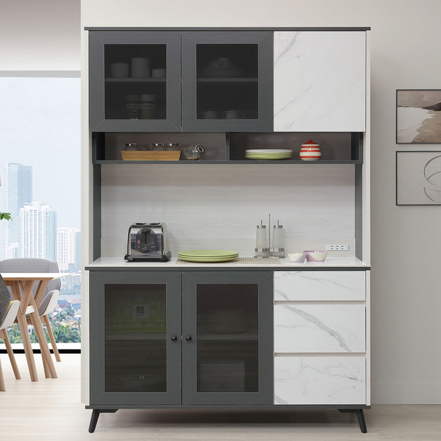 4尺岩板收納櫃組〈Q546B437-03〉