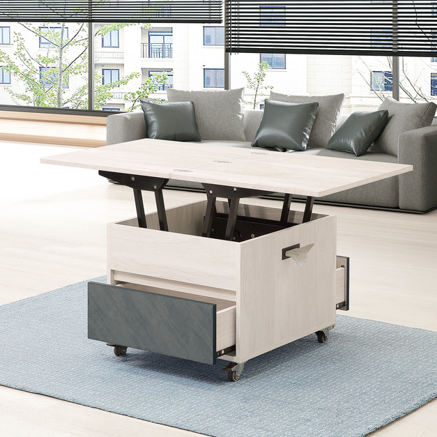 白榆木活動功能茶几〈Q577534-4〉