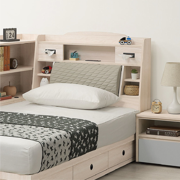 3.5尺床頭箱〈Q577716-8〉