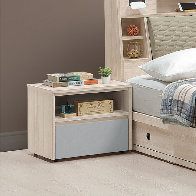 雙色床頭櫃〈Q544716-10〉