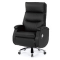 牛皮辦公椅(黑色灰色)〈Q5441636-1〉