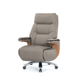 牛皮辦公椅(米白色/深灰色)〈Q5441635-1〉_3