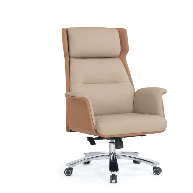 辦公椅(米白色/灰)〈Q5441644-1〉