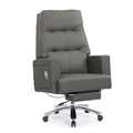 牛皮辦公椅(黑/灰)〈Q5441637-1〉_2