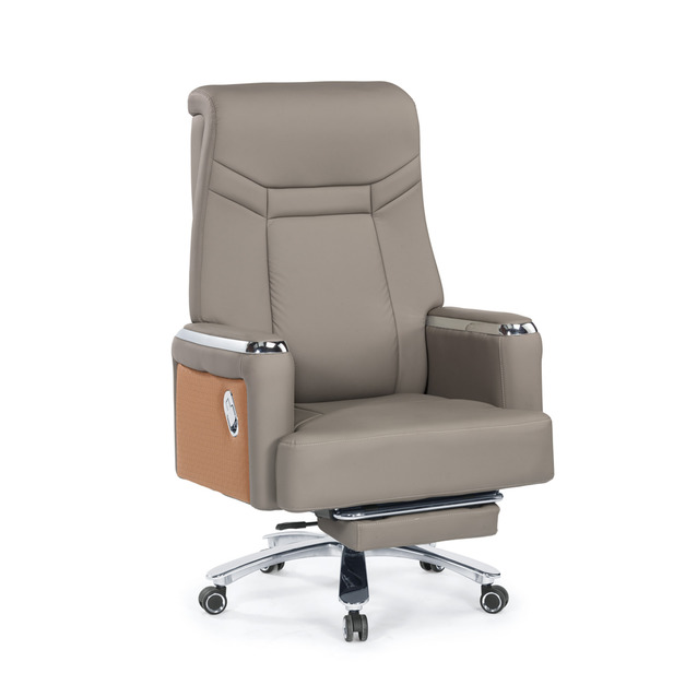 貓抓皮辦公椅(米白色)〈Q5441641-2〉