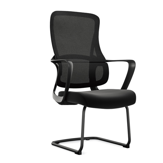 人體工學洽談椅(黑色布)〈Q5441669-3〉