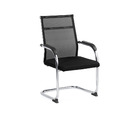洽談椅(黑色布)〈Q5441680-2〉_1
