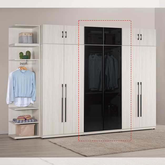 2.7尺被櫥式鋁門衣櫥(雙吊)〈Q5441027-2〉
