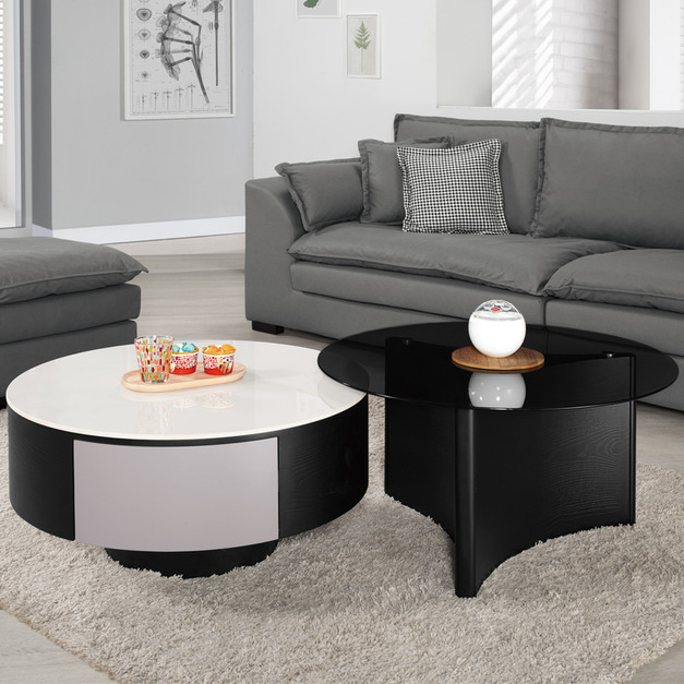 組合岩板茶几(全組)〈Q5441402-1〉