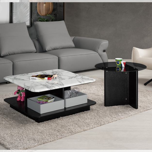 原石茶几(全組)〈Q5441403-1〉