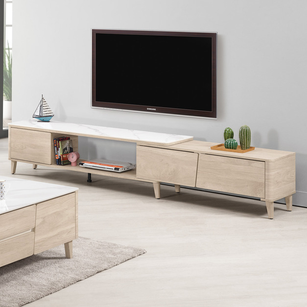 5.9尺岩板伸縮長櫃〈Q5441484-1〉