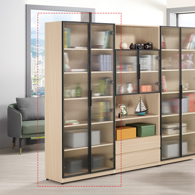 2.7尺鋁門書櫥〈Q5441605-1〉