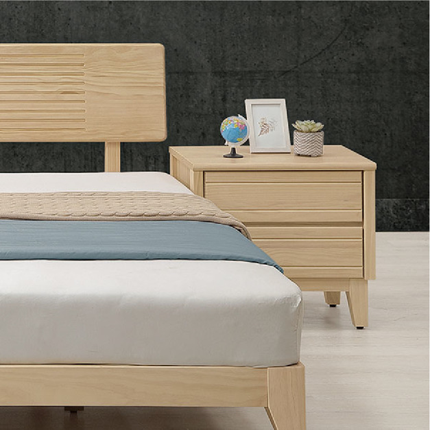 1.8尺洗白床頭櫃〈Q58915-07〉