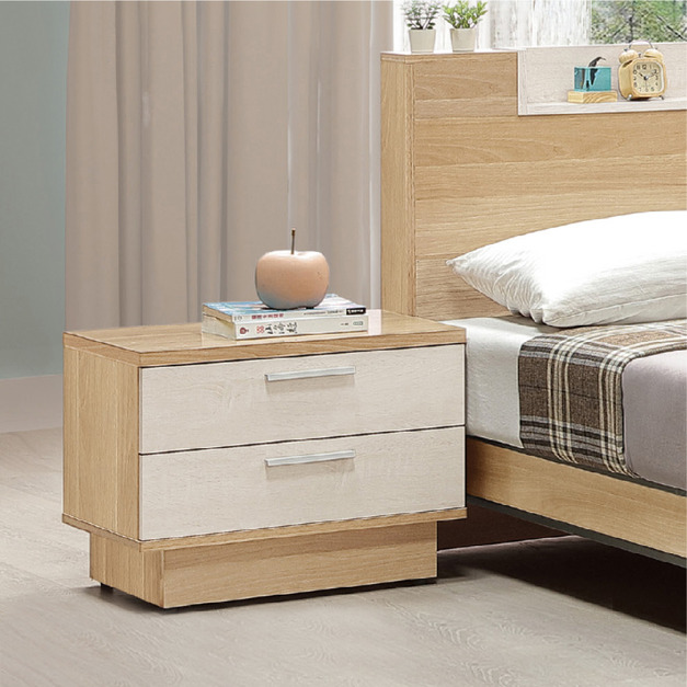 雙色床頭櫃〈Q58919-09〉
