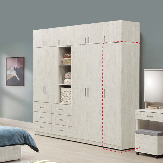 1.35X6.5尺側櫃衣櫥〈Q58932-10〉