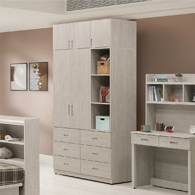 4X7.8尺被廚式組合衣櫃〈Q58931-06〉