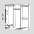 7X7雙色推門衣櫃〈Q58955-16〉_1