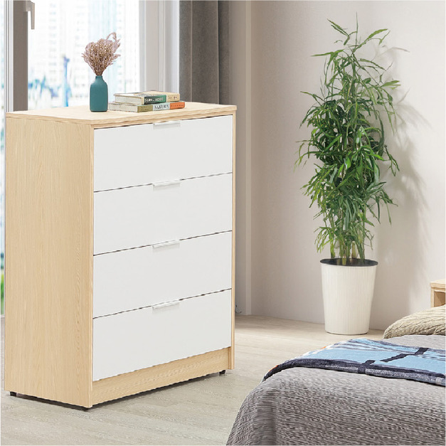 2.6尺雙色四斗櫃〈Q58943-10〉