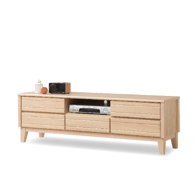 6尺實木洗白長櫃(有5尺)〈Q589307-06〉