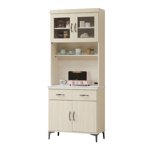 2.7尺岩板餐櫃全組〈Q589376-06〉