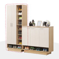 3X7尺雙色高鞋櫃〈Q589425-02〉