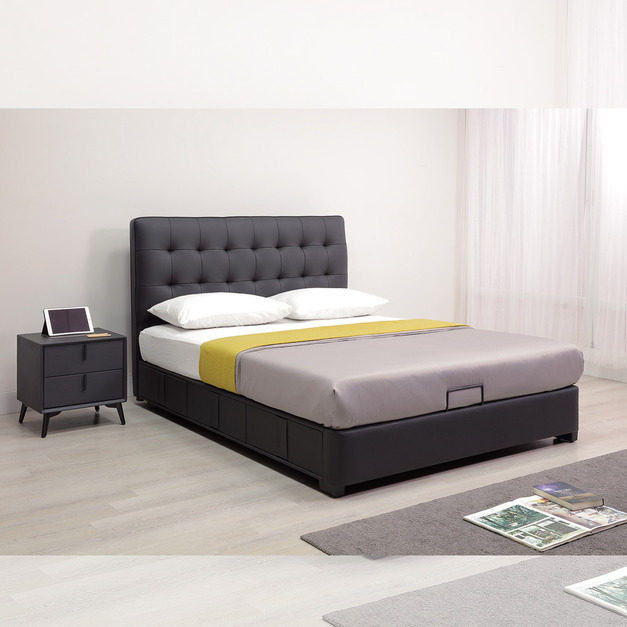 5尺(有6尺)半牛皮床台│Q646A12-06