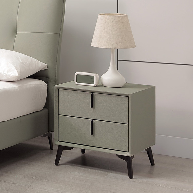 乳膠皮革床頭櫃│Q646A11-06