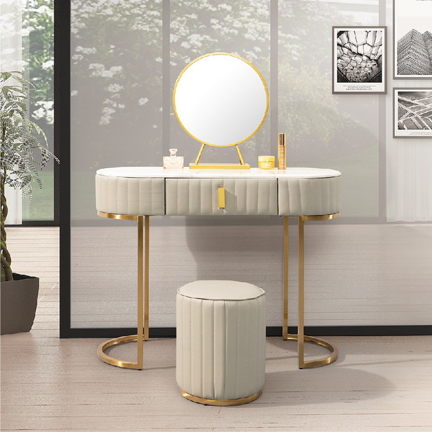 3.3尺石面鏡台(含椅)│Q646A18-04