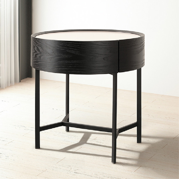 玻璃床頭櫃│Q646A27-06 