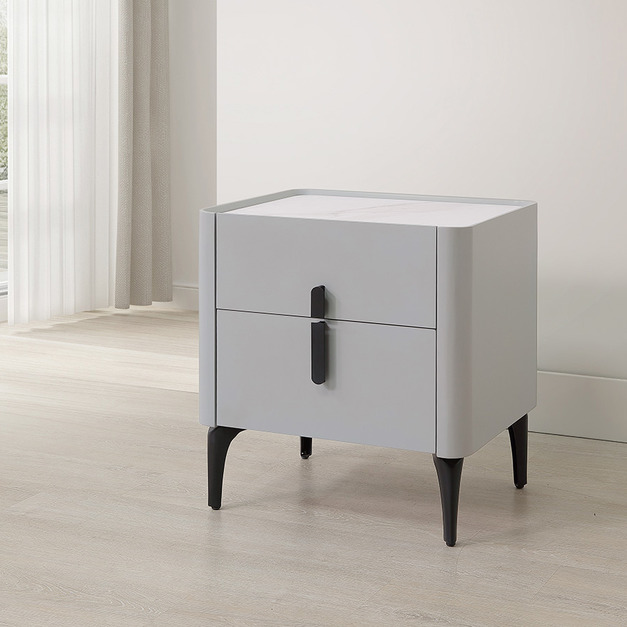 岩板床頭櫃│Q646A30-04