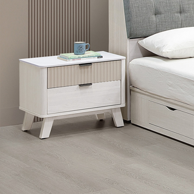 岩板床頭櫃│Q646A55-01
