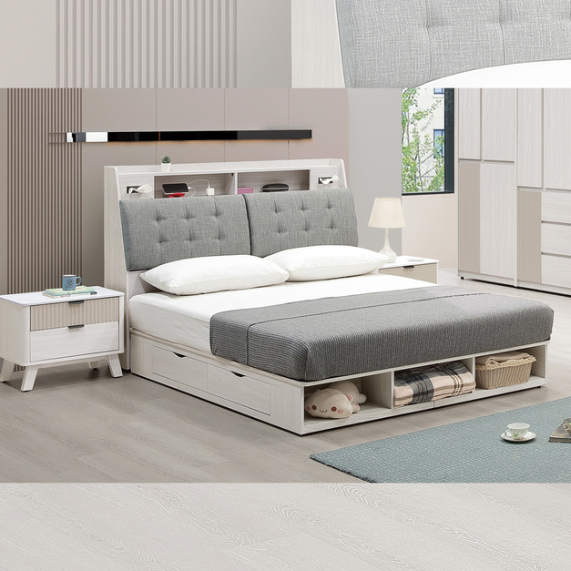 5尺(有6尺)床頭│Q646A55-02