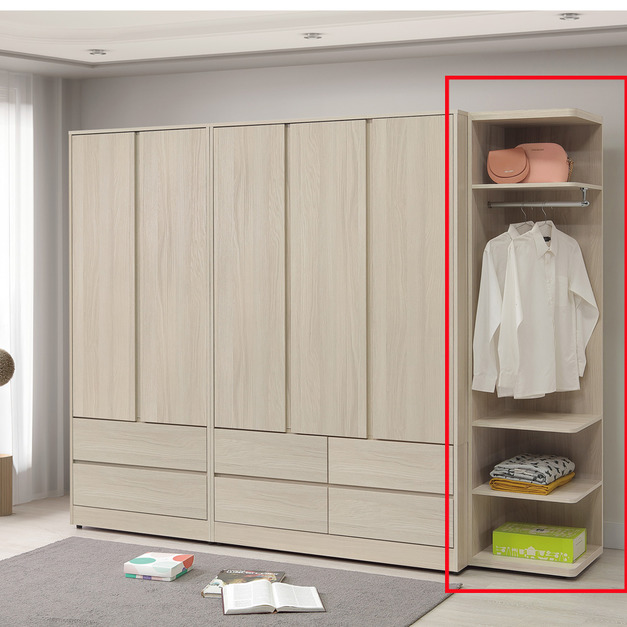 1.5X7尺衣櫥│Q646A44-08