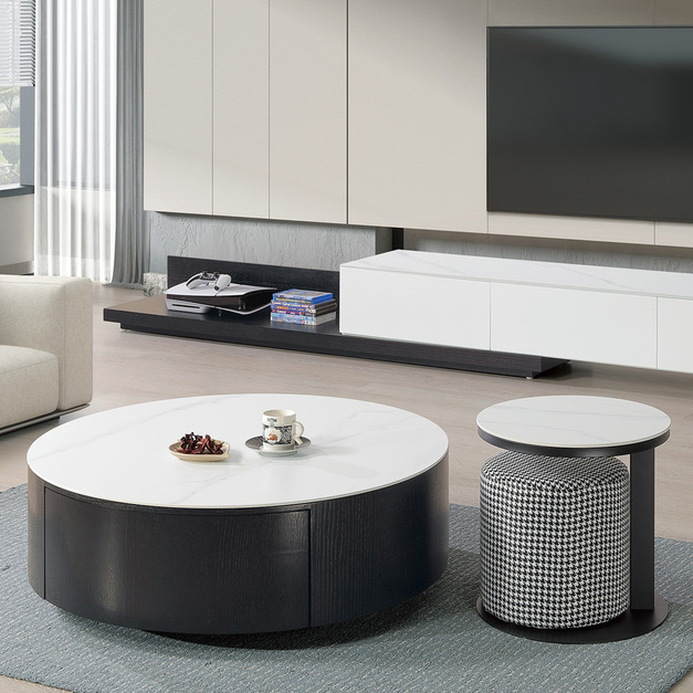 岩板茶几組│Q646A240-03