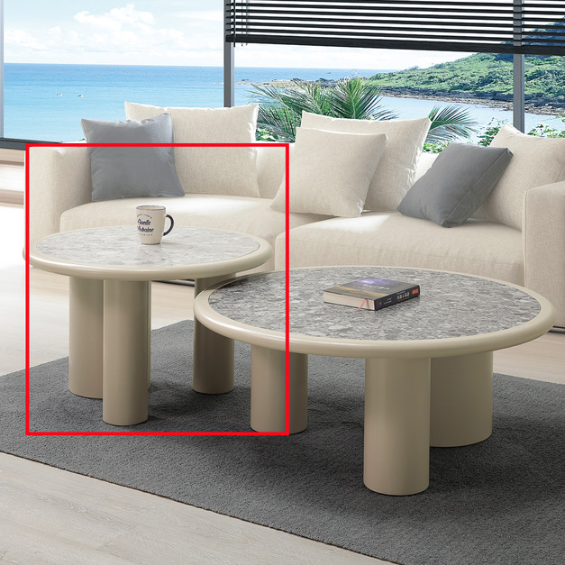 水磨石小茶几│Q646253-02