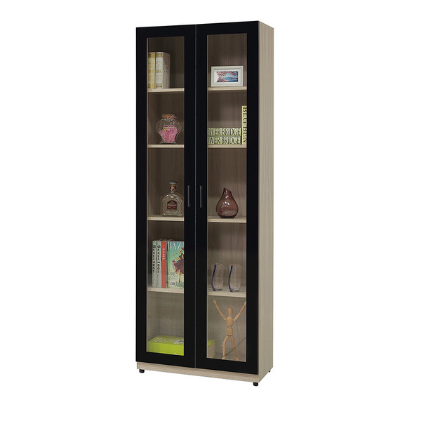 2.3尺玻璃門收納櫃│Q646A357-03