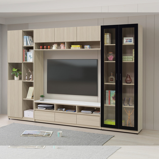 9.6尺系統式組合電視牆│Q646A357-01