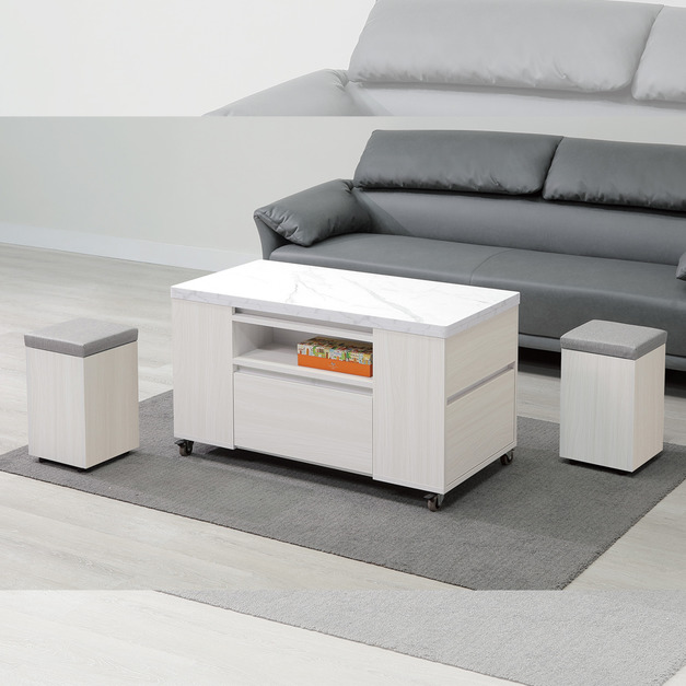 3.3尺雙升降移動茶几│Q646A298-01